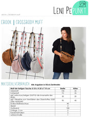 177 CROSSBODYmuff eBOOK leni pepunkt Materialbedarf