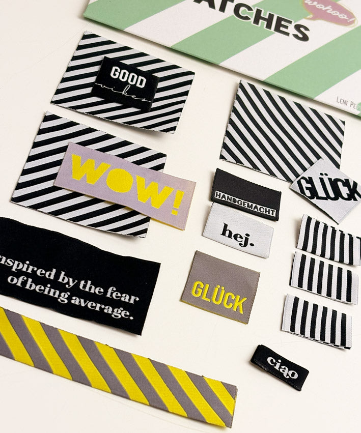 22 STRIPES x yellow Patch Bundle SET 3