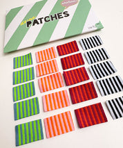 25 PATCH BUNDLE STRIPES vertikal Webetikett 4 Fbn a 5 - 2