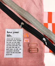 Nähpaket BESTIE.bag | Kord Rosa | NP-B101