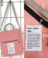 Nähpaket BESTIE.bag | Kord Rosa | NP-B101