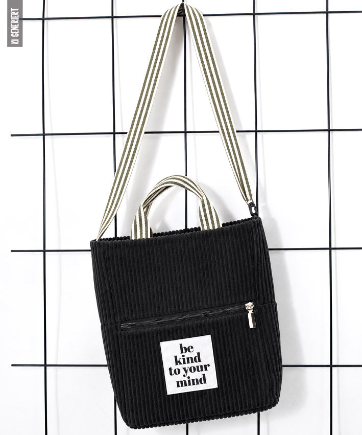 Nähpaket BESTIE.bag | Kord Schwarz | NP-B103
