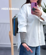 BW Bluse Cremeweiss KURZ 1