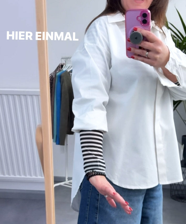 BW Bluse Cremeweiss KURZ 1
