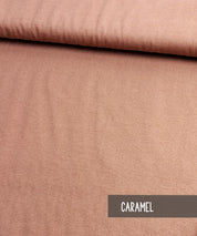 Baumwoll Jersey caramel leni pepunkt