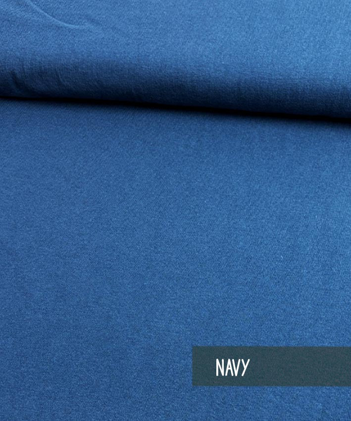 Baumwoll Jersey navy leni pepunkt