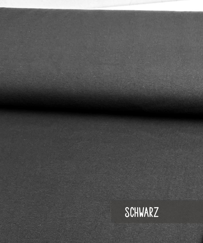 Baumwoll Jersey schwarz leni pepunkt