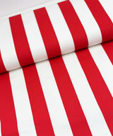 Cotton | woven | Fibre Mood | Stripes | red-white