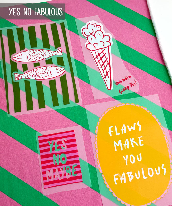 Bgelbild GLOW SET Vol. 1 - yes no fabulous
