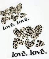 Iron-on transfer | Leo Hearts & Love.