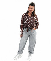 Bluse Dots durchscheinend Teaser 3
