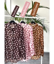 Bluse Dots durchscheinend Teaser 7