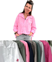 Bluse mit groer Tasche Teaser 7
