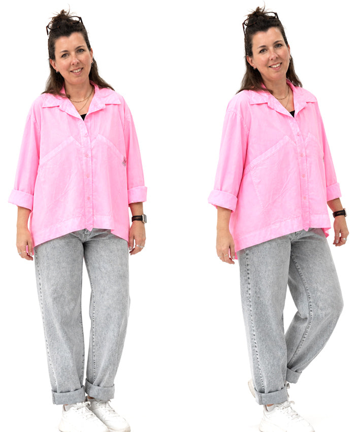 Bluse mit groer Tasche Teaser 8