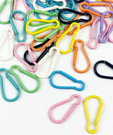 Bag charm | colorful carabiners | 4 cm | 9 colors