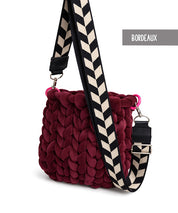 CHUNKYtasche bordeaux