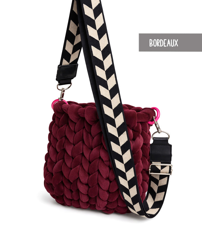 CHUNKYtasche bordeaux