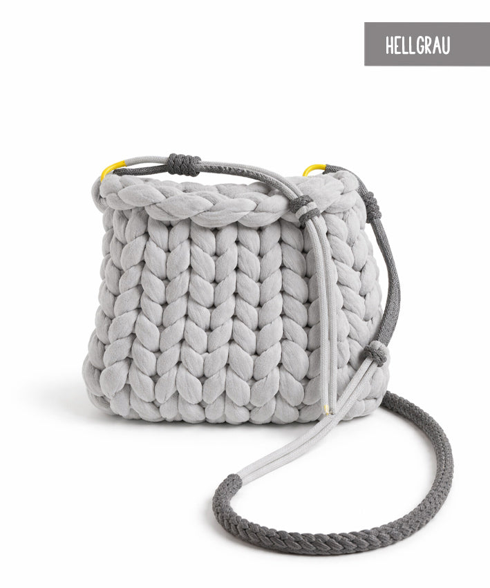 CHUNKYtasche hellgrau