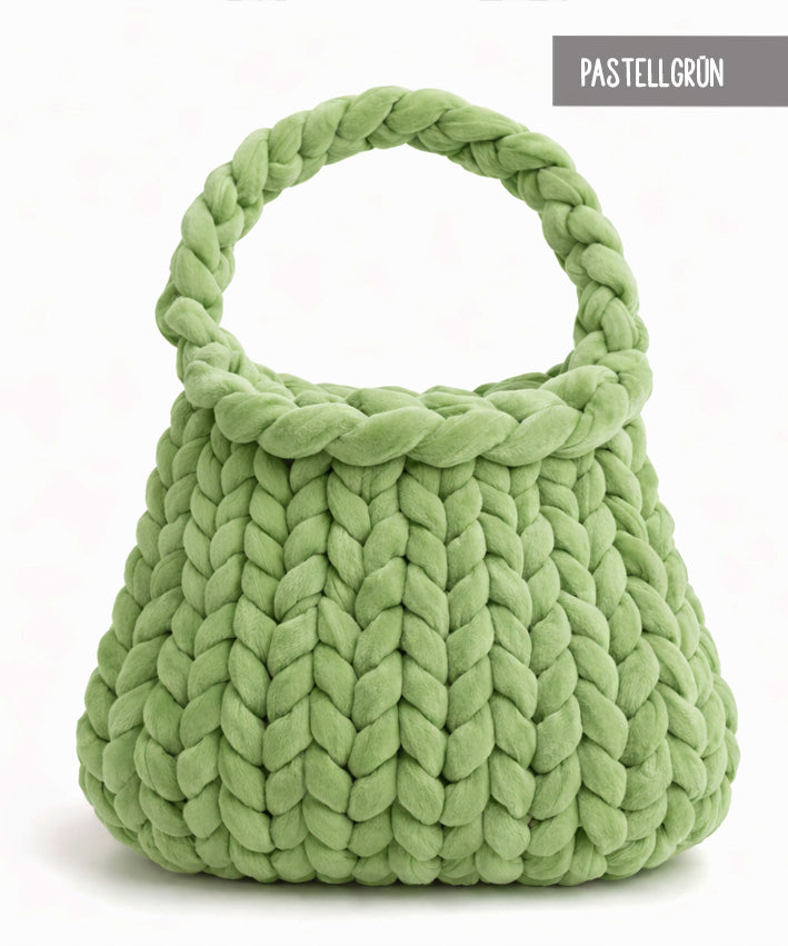 CHUNKYtasche pastellgrn