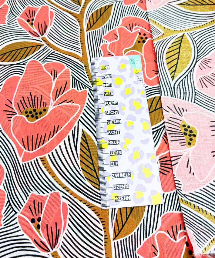 Cotton Voile Poppies -4 leni pepunkt