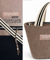 Nähpaket SUNSET.totebag | Cord beschichtet, Beige | NP721
