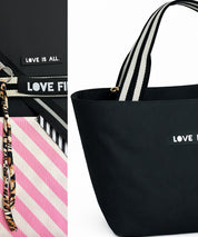 DIY Set NP 705 II SUNSETtotebag Softshell schwarz gummiert c