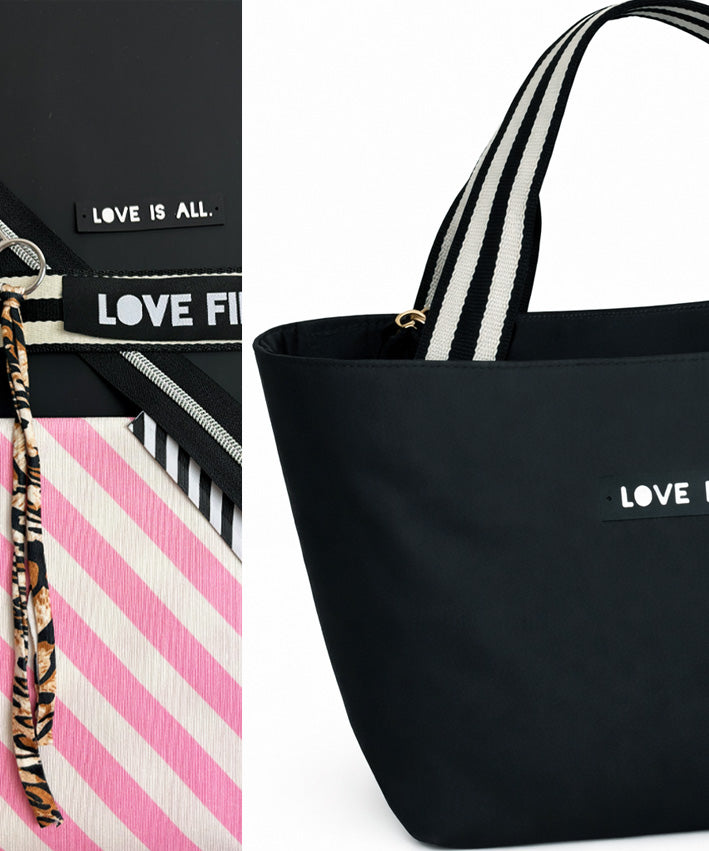 DIY Set NP 705 II SUNSETtotebag Softshell schwarz gummiert c