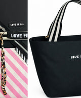 Nähpaket SUNSET.totebag | Softshell schwarz, gummiert | NP705