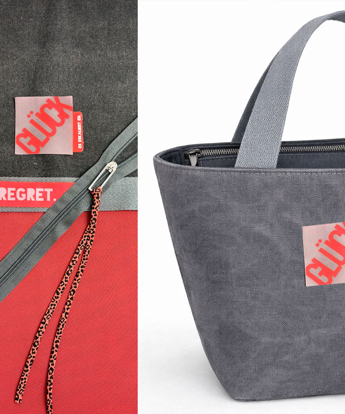 DIY Set NP 720 SUNSETtotebag Canvas washed anthrazit 1