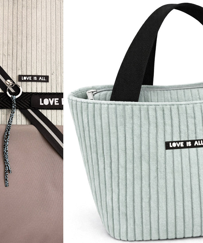 DIY Set SUNSETtotebag Breitcord Hellmint II
