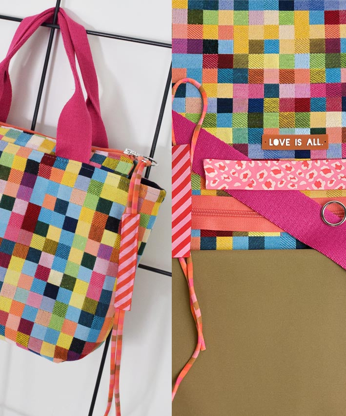 DIY Set SUNSETtotebag Gobelin DICE 3