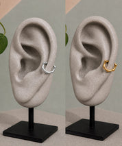 EarCuff Kantig gold_silber
