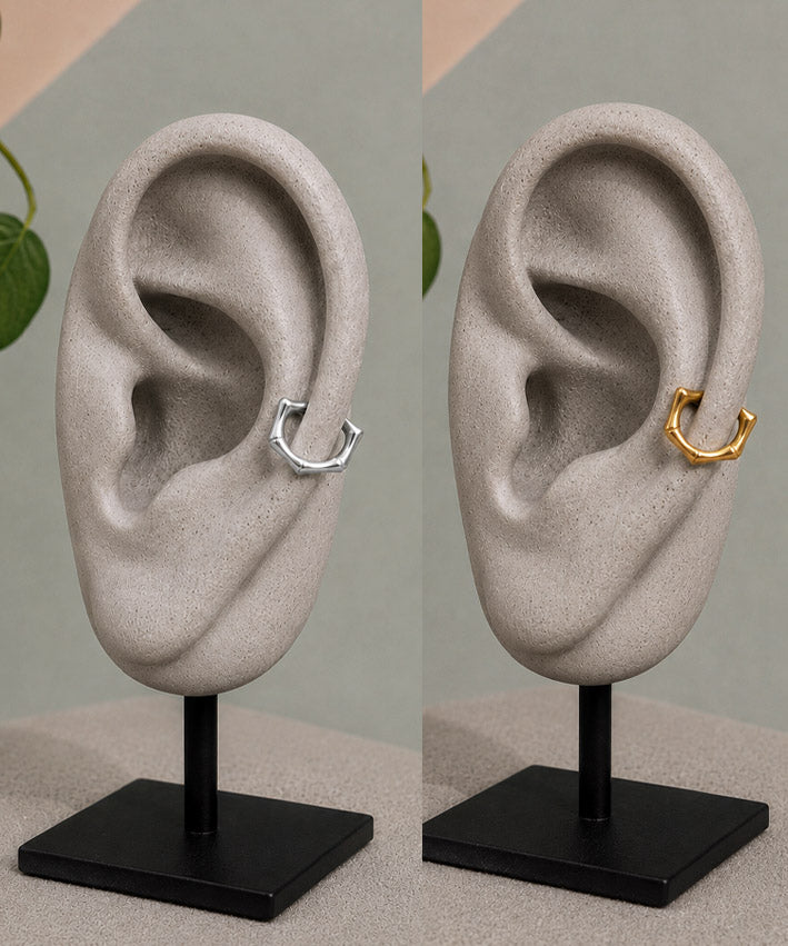EarCuff Kantig gold_silber