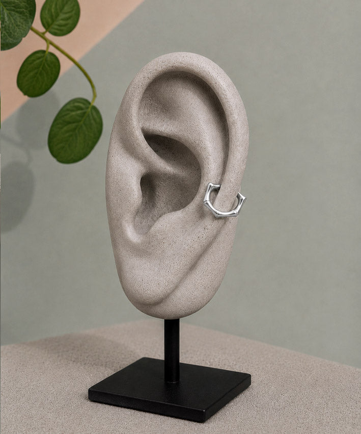 EarCuff Kantig silber