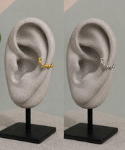 EarCuff Kugeln gold_silber
