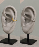 Ear Cuff "Kügelchen" | Silber und Gold | #43