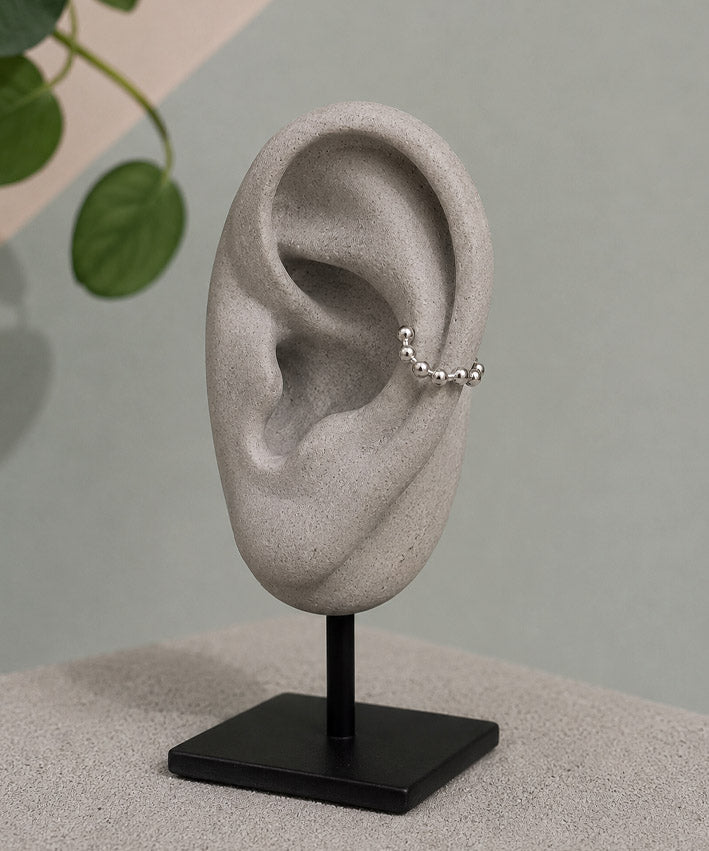 EarCuff Kugeln silber