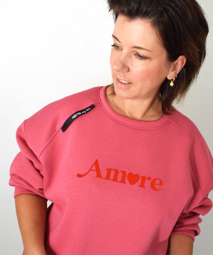 FAKEraglanSWEATER Blush Amore leni pepunkt