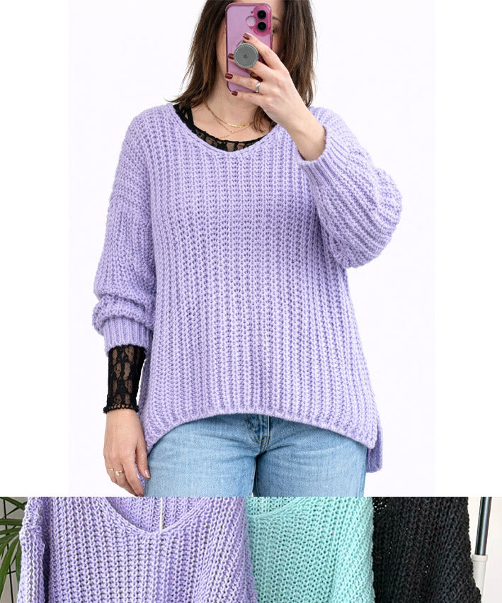 Grobstrickpulli 3 Farben TEASER 1