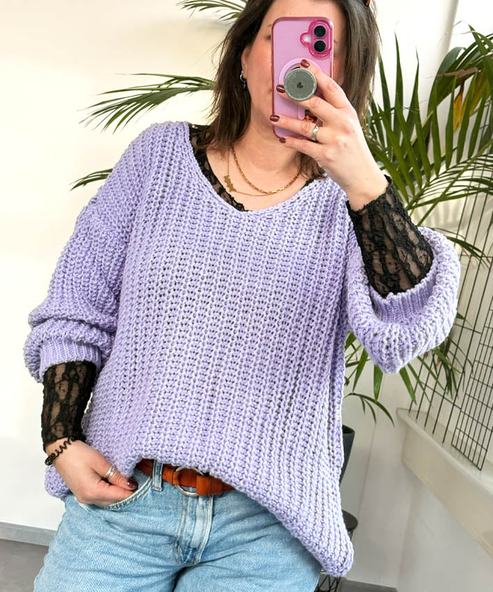 Grobstrickpulli 3 Farben Teaser 1