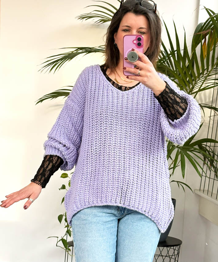 Grobstrickpulli 3 Farben Teaser 2