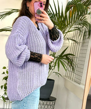 Grobstrickpulli 3 Farben Teaser 3