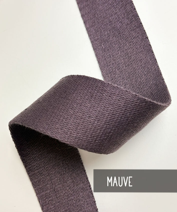 Gurtband uni 4cm1 mauve