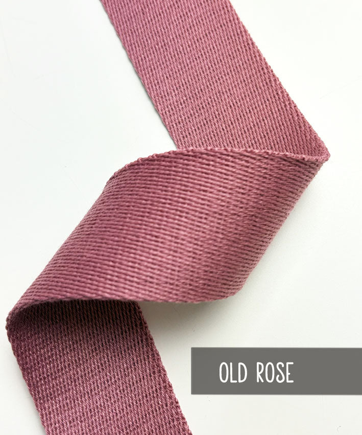 Gurtband uni 4cm1 old rose