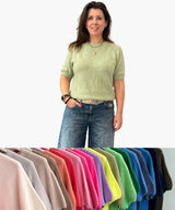 READYtoWEAR short-sleeve raglan knit "JOSINA" 19 colours