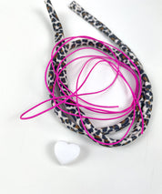 Jerseyarmband-Herz-Weiss