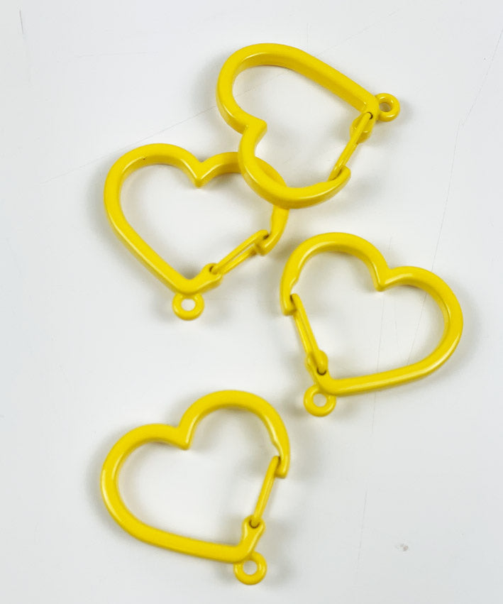 Karabiner-Herz-div-Farben-gelb