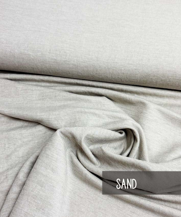 Knit Viskose Leinen Look 1  sand leni pepunkt