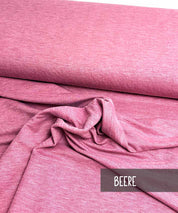Knit Viskose Leinen Look beere leni pepunkt
