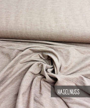 Knit Viskose Leinen Look haselnuss leni pepunkt